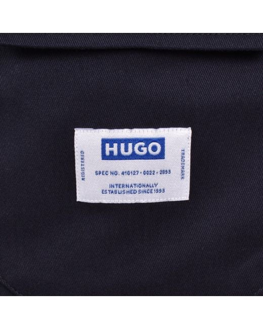 HUGO Blue Short Sleeve Ekyno Shirt for men