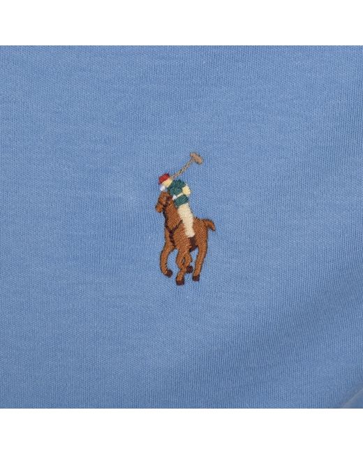 Ralph Lauren Blue Slim Fit T Shirt Sky for men