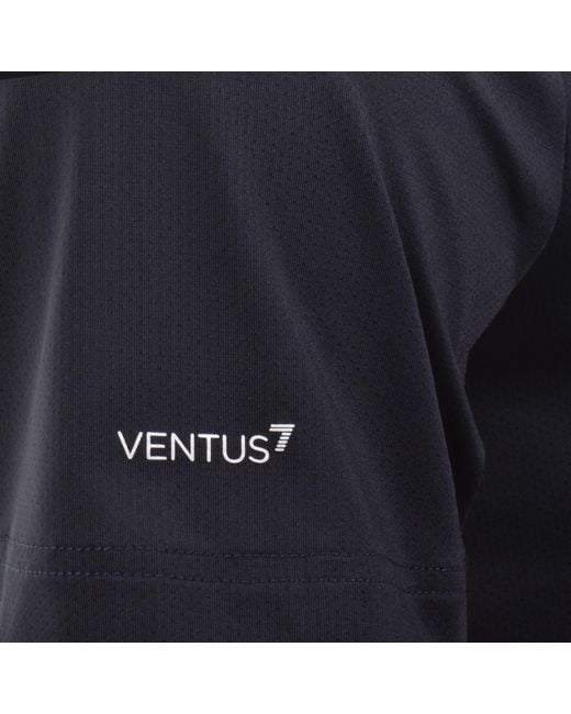 EA7 Blue Emporio Armani Polo T Shirt for men