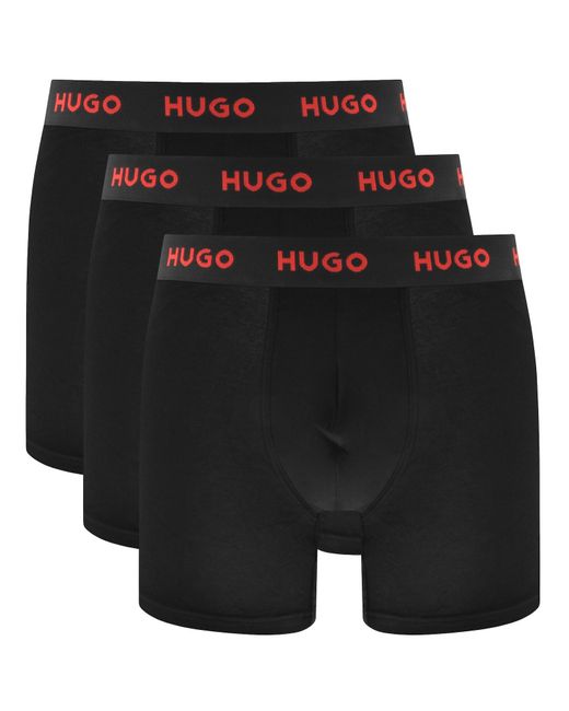 HUGO Black 3 Pack Boxers for men