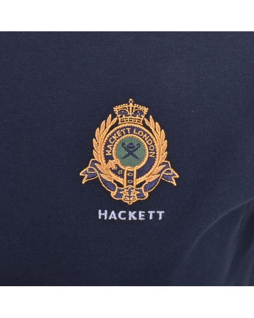 Hackett Blue Logo T Shirt for men
