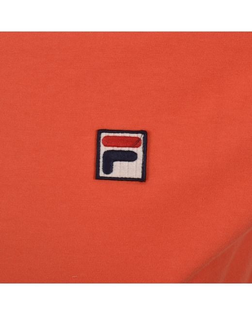 Fila Orange Fila Sunny 2 Essential T Shirt for men