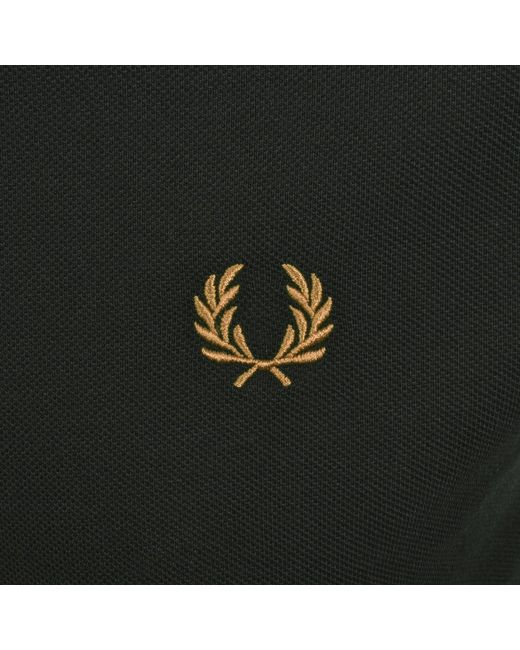 Fred Perry Black Twin Tipped Cuff T Shirt for men