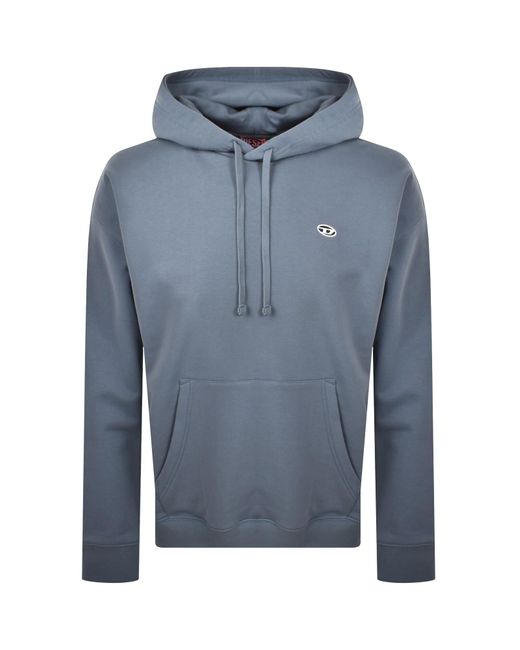 DIESEL Blue S Rob Doval Hoodie Bue for men