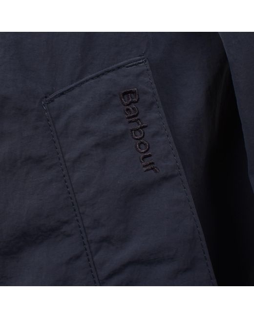 Barbour Blue Short Rokig Showerproof Jacket for men