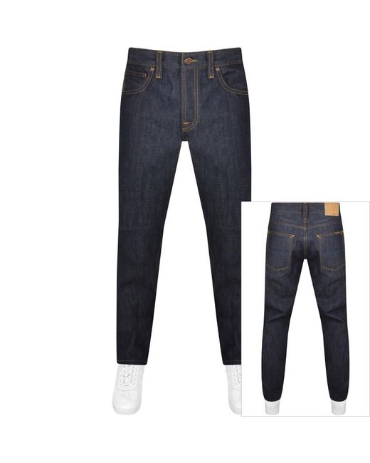 Nudie Jeans Blue Jeans Gritty Jackson Jeans for men