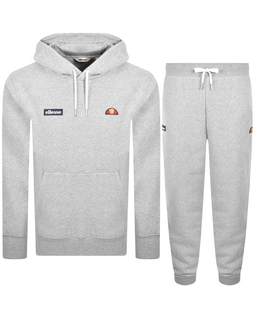 Ellesse White Traccota Oh Hooded Tracksuit for men