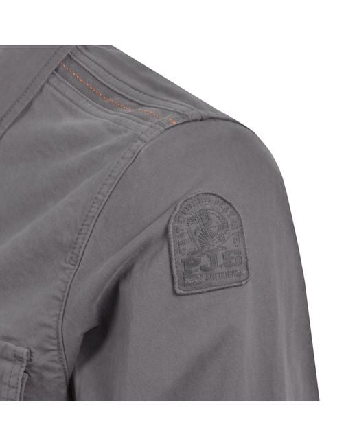 Parajumpers Gray Tel Overshirt for men