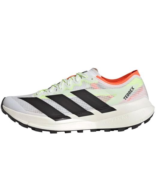 Adidas Originals White Terrex Agravic Trainers for men