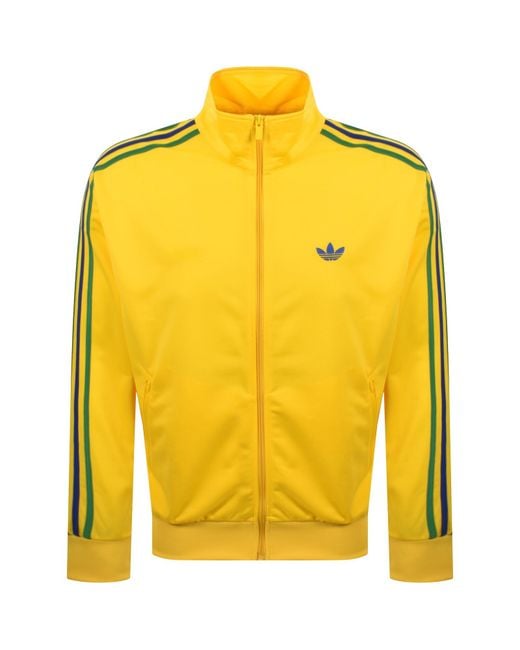 Adidas Originals Yellow Firebird Track Top for men