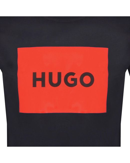 HUGO Orange Dulive Crew Neck T Shirt for men