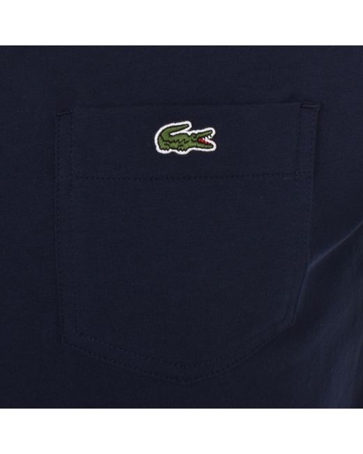 Lacoste Blue Logo T Shirt for men