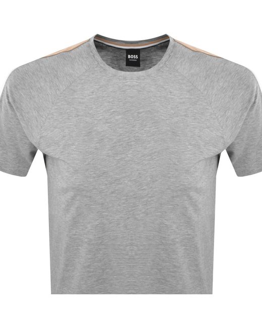 BOSS BUSINESS Gray Boss Balance T Shirt for men