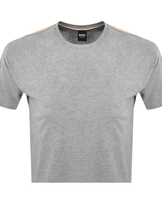 BOSS BUSINESS Gray Boss Balance T Shirt for men