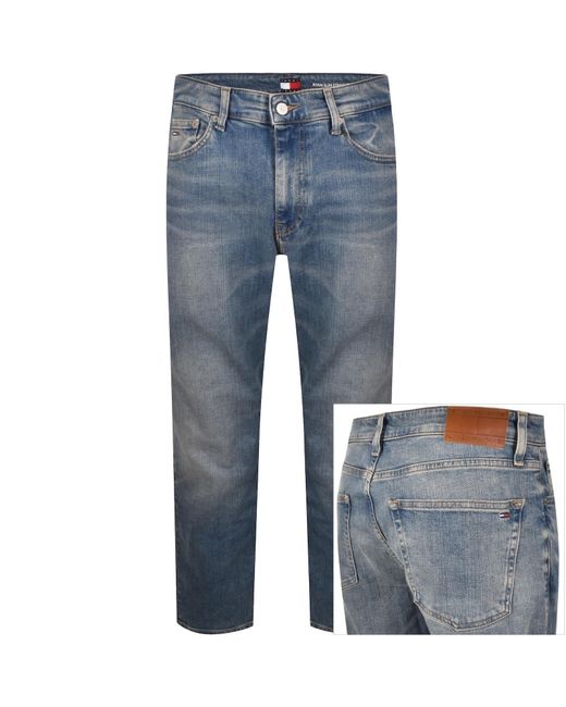 Tommy Hilfiger Blue Ryan Slim Fit Straight Jeans for men