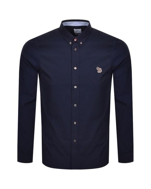 Paul Smith Blue Long Sleeved Tailored Shirt for men