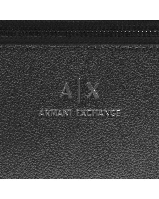 Armani Exchange Black Wash Bag for men