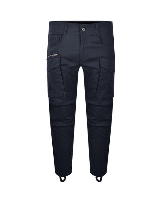 Replay Blue Joe Cargo Trousers for men