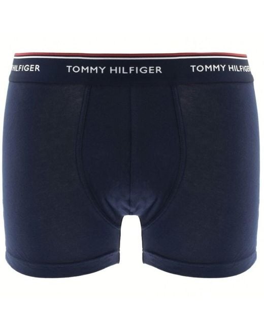 Tommy Hilfiger Red Underwear 3 Pack Trunks for men
