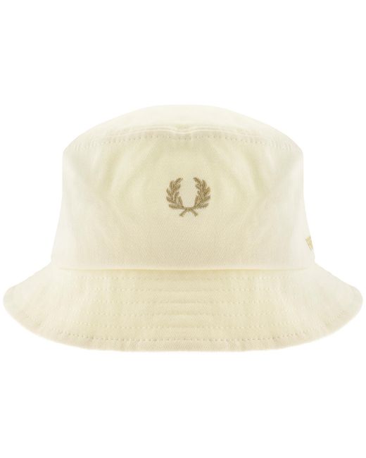 Fred Perry Natural Twill Bucket Hat for men
