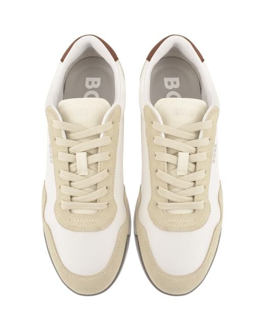 BOSS BUSINESS White Boss Titanium Trainers Open for men
