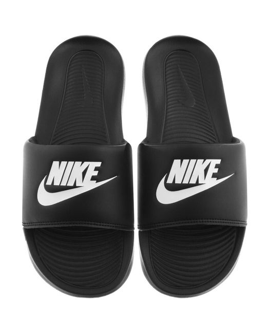 Nike Black Victori One Sliders for men