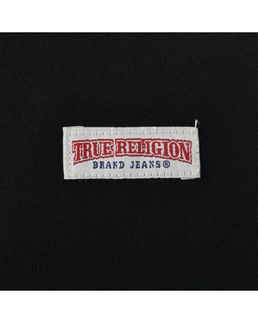 True Religion Black Og Label T Shirt for men