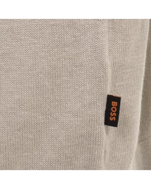 Boss Natural Boss Kamiccio Knit Polo T Shirt for men