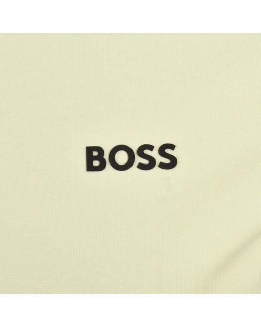 Boss Yellow Boss Tee T Shirt Open for men