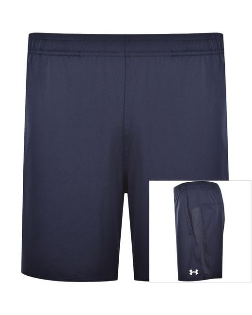 Under Armour Blue Logo Shorts for men