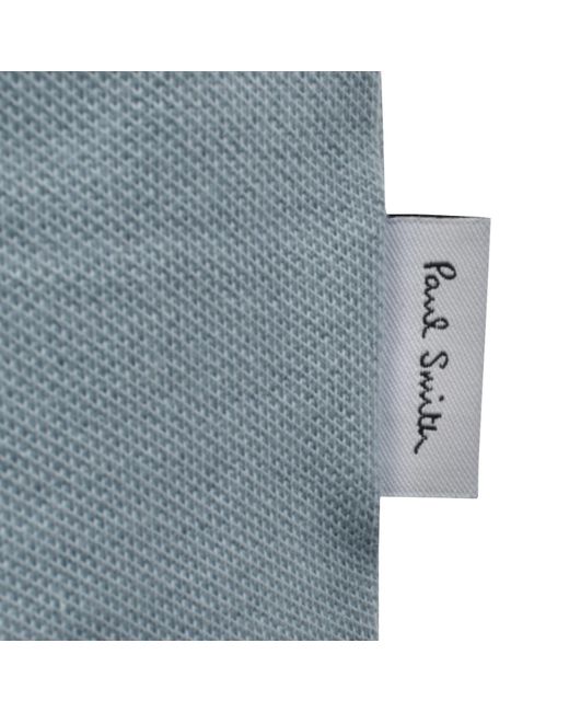 Paul Smith Blue Regular Fit Zip Polo for men
