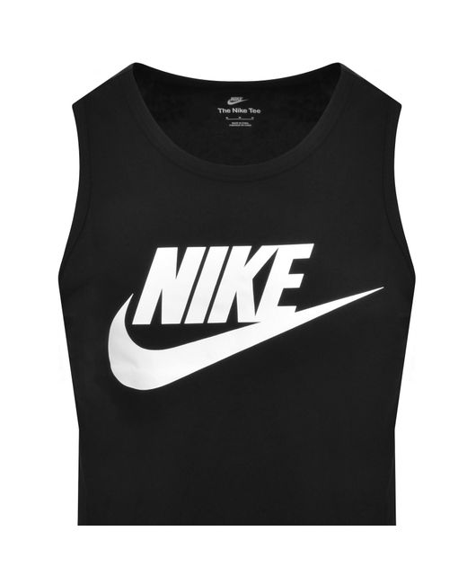 Nike Black Futura Icon Logo Vest T Shirt for men