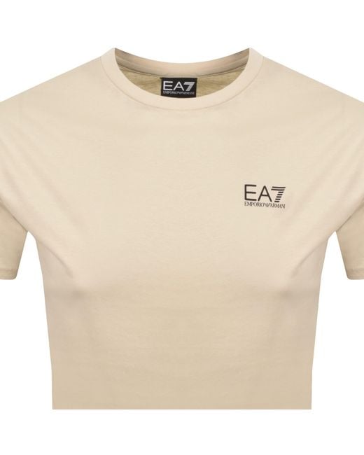 EA7 Natural Emporio Armani Training T Shirt Fog for men