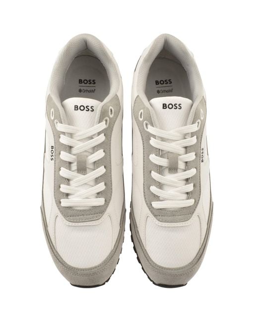 BOSS BUSINESS White Boss Parkour L Runner Trainers Open for men