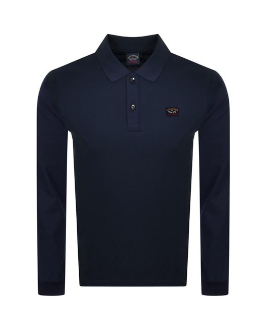 long sleeve paul and shark polo