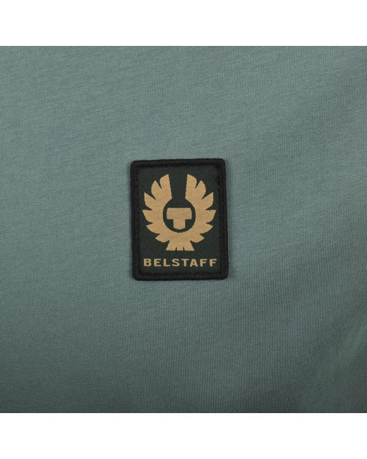 Belstaff Green Logo T Shirt for men