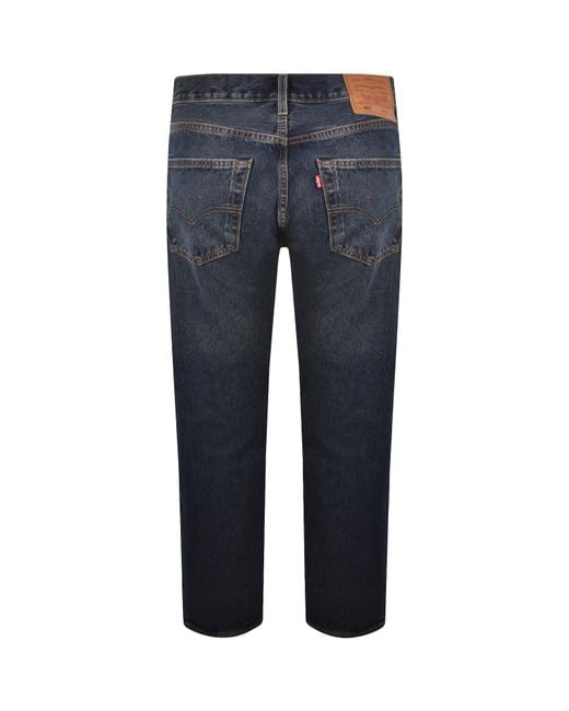 Levi's Blue 501 Original Jeans Dark Wash for men