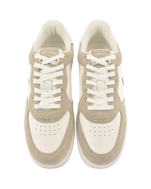 Ralph Lauren Natural Masters Court Trainers for men