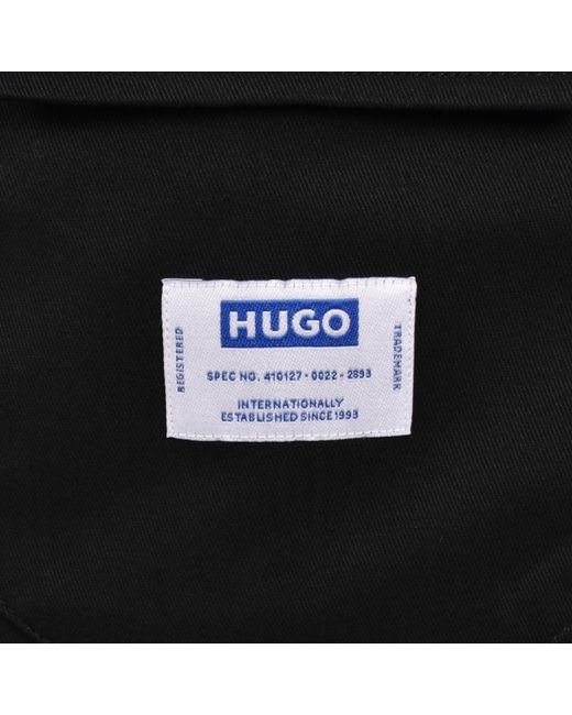 HUGO Black Short Sleeve Ekyno Shirt for men