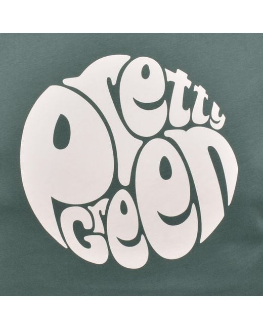 Pretty Green Green Gillespie T Shirt for men