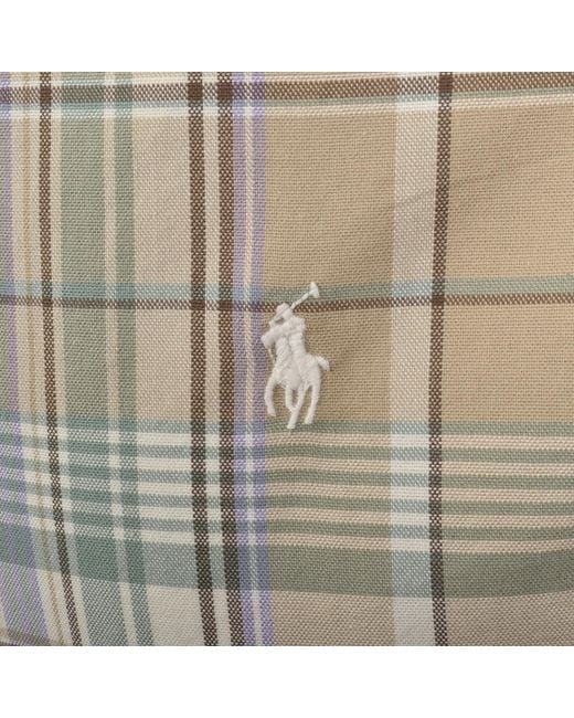 Ralph Lauren Gray Long Sleeve Check Shirt for men
