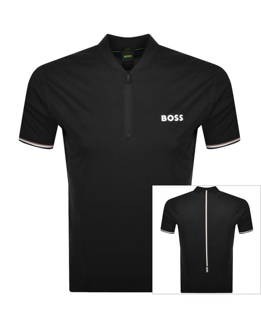 Boss Black Boss Pariq Ripstop Slim Fit Polo T Shirt for men