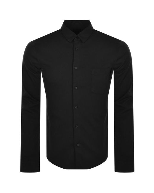 BOSS by HUGO BOSS Boss Mysoft 1 Long Sleeve Shirt in Black for Men | Lyst
