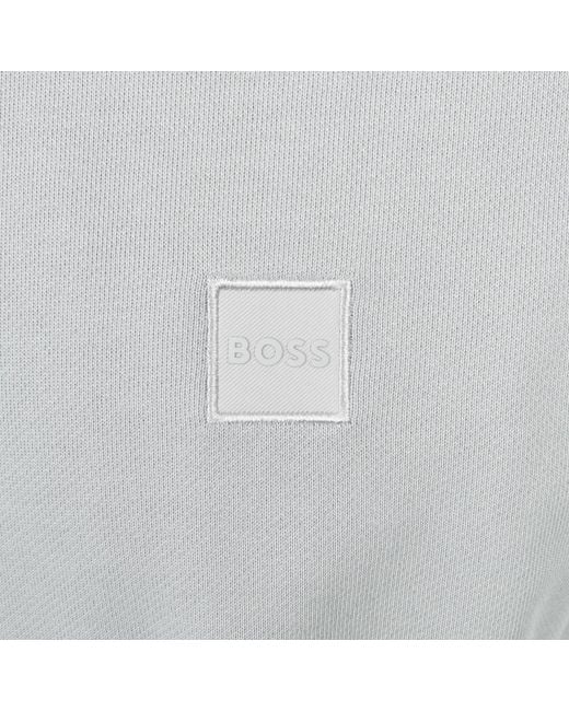 Boss Gray Boss Westart 1 Sweatshirt for men