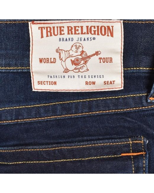 True Religion Blue Ricky Flap Shorts for men