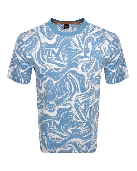 Boss Blue Boss Ocean T Shirt for men