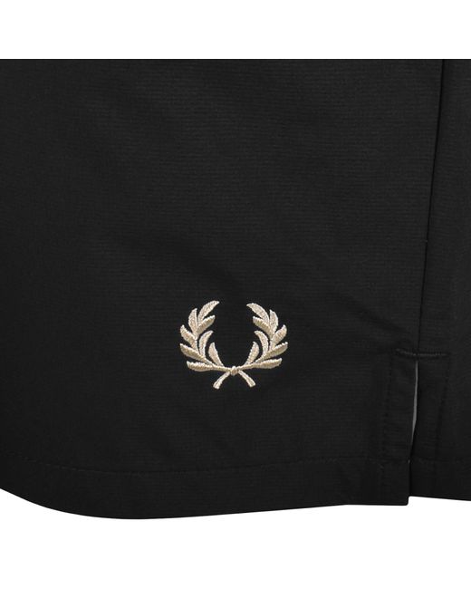 Fred Perry Black Shell Shorts for men