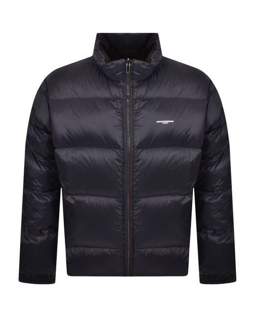 Armani Blue Emporio Reversible Down Jacket for men