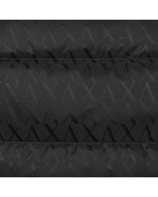 ARMANI EXCHANGE Black Padded Down Jacket for men