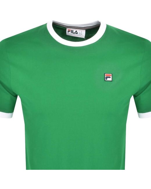 Fila Green Marconi Ringer T Shirt for men